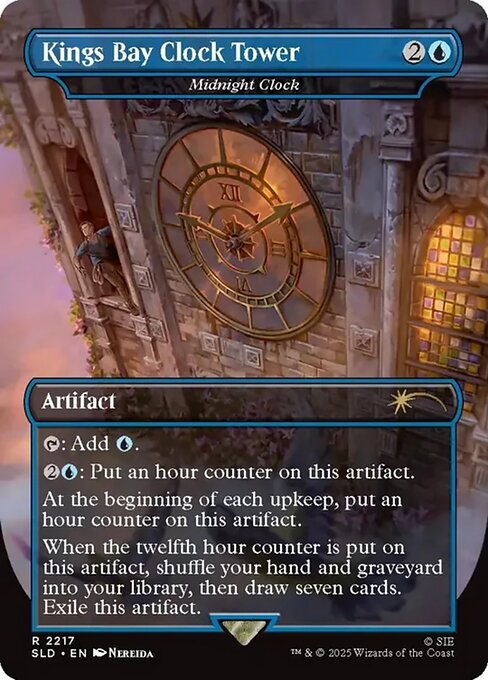 SLD: Kings Bay Clock Tower - Midnight Clock