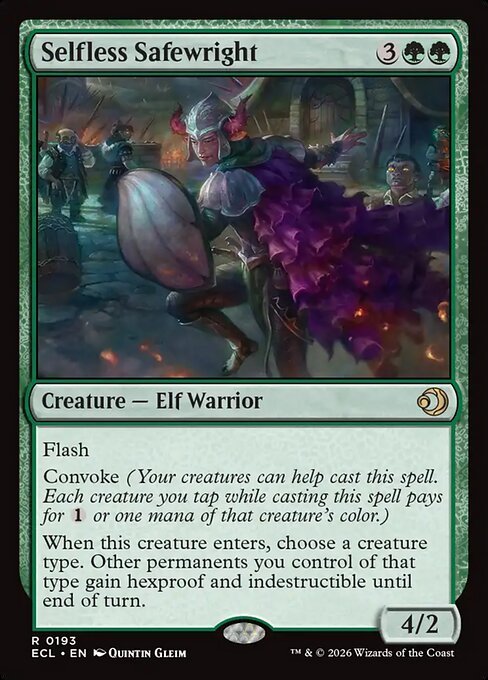 ECL: Selfless Safewright