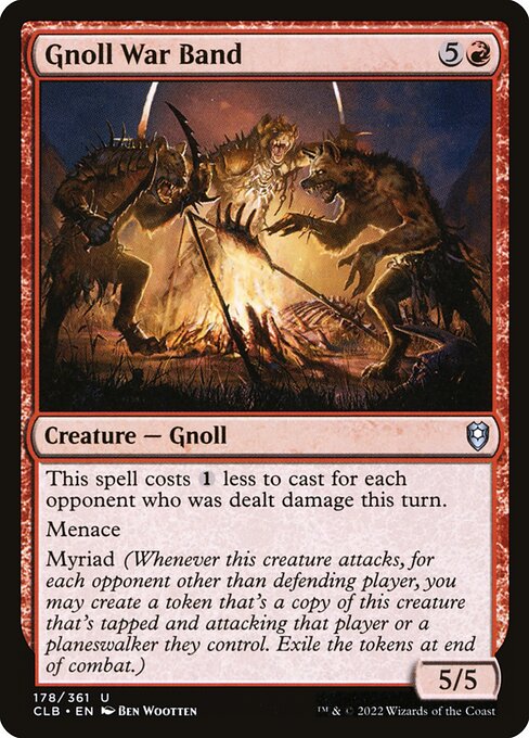 CLB: Gnoll War Band (Foil)