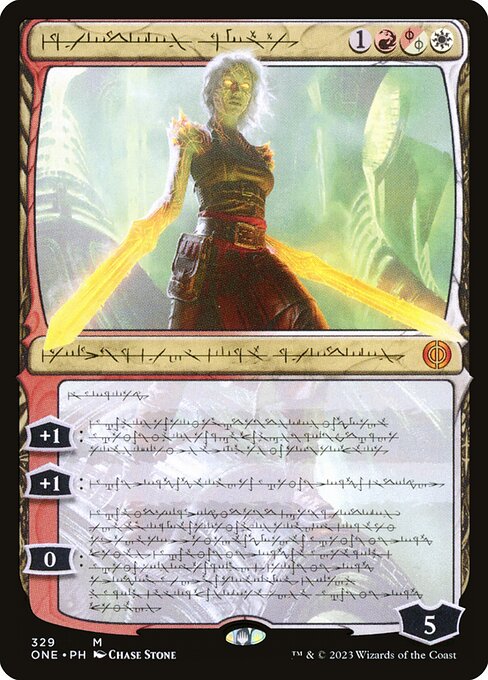 ONE: Nahiri, the Unforgiving (Phyrexian) (Foil)