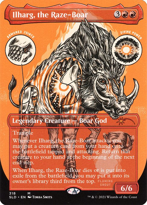 SLD: Ilharg, the Raze-Boar (Foil Etched)
