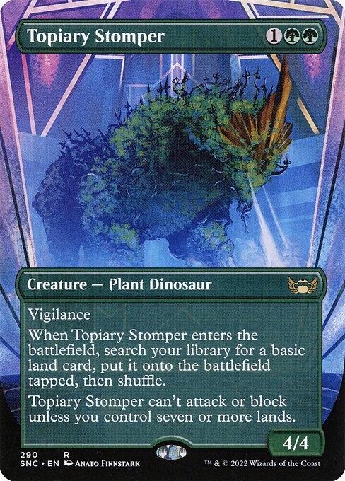 SNC: Topiary Stomper (Borderless) (Foil)