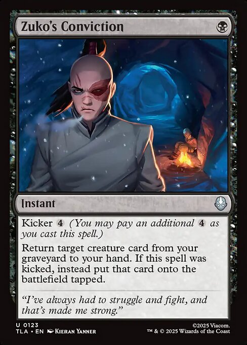 TLA: Zuko's Conviction (Foil)