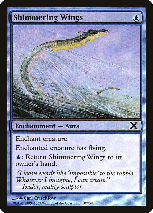 10E: Shimmering Wings (Foil)