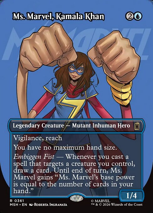 MSH: Ms. Marvel, Kamala Khan (Borderless)