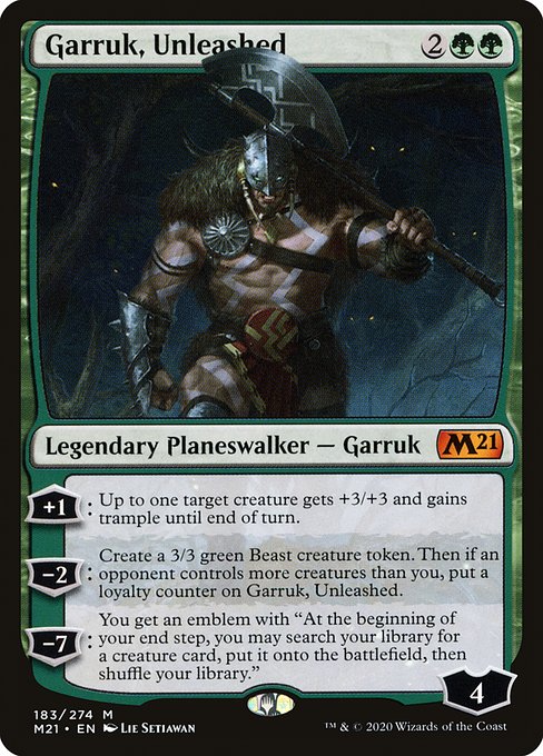 M21: Garruk, Unleashed (Foil)