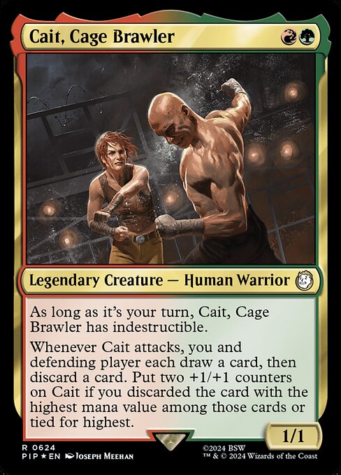 PIP: Cait, Cage Brawler (Surge Foil)