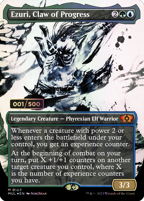 MUL: Ezuri, Claw of Progress (Serial Numbered) (Foil)