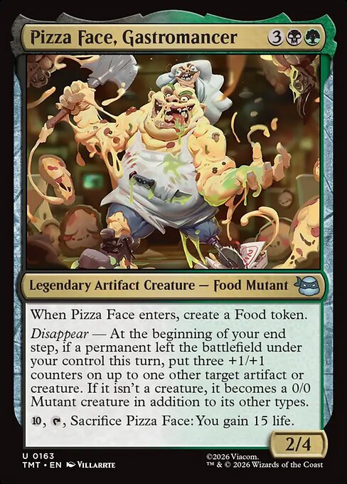 TMT: Pizza Face, Gastromancer (Foil)