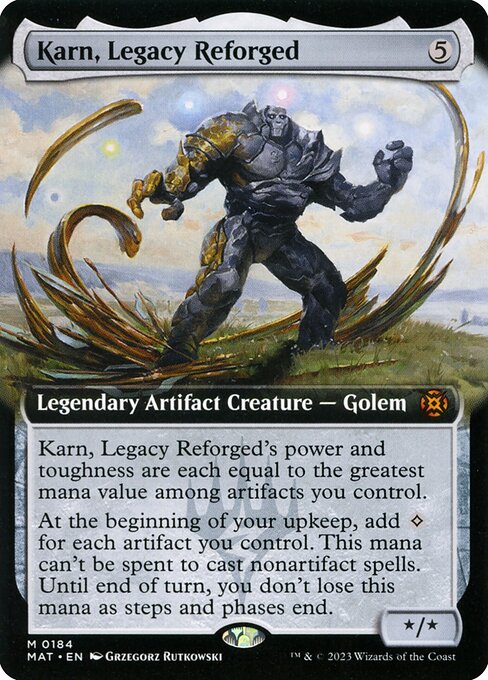 MAT: Karn, Legacy Reforged (Extended Art) (Foil)