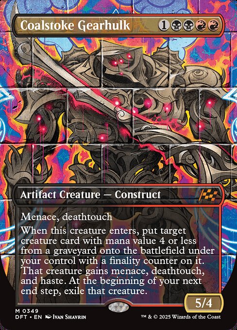 DFT: Coalstoke Gearhulk (Borderless) (Foil)