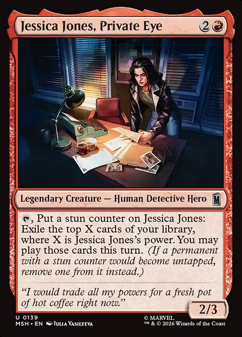 MSH: Jessica Jones, Private Eye