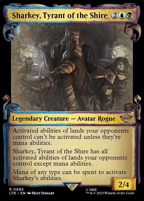 LTR: Sharkey, Tyrant of the Shire (Showcase Scrolls) (Foil)