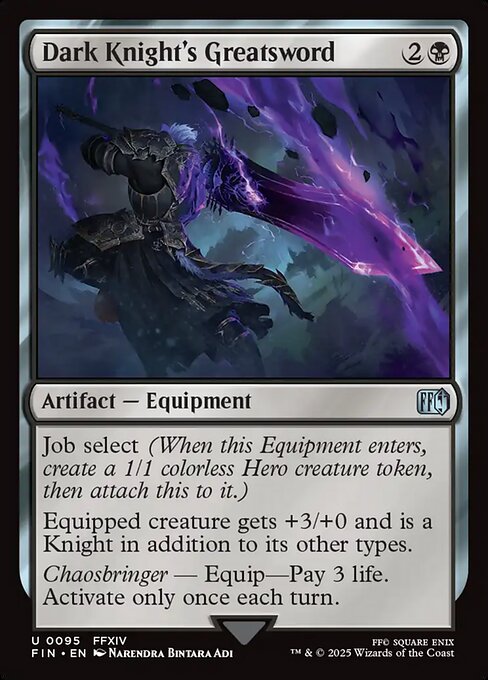 FIN: Dark Knight's Greatsword (Foil)