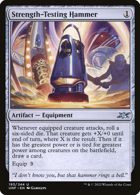 UNF: Strength-Testing Hammer (Foil)