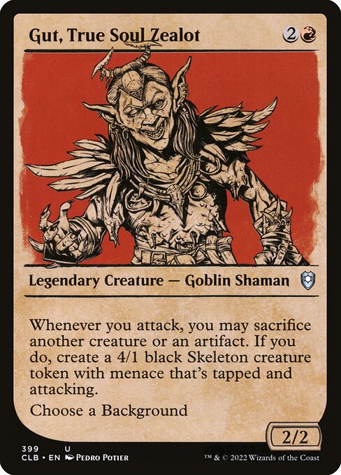 CLB: Gut, True Soul Zealot (Showcase) (Foil)