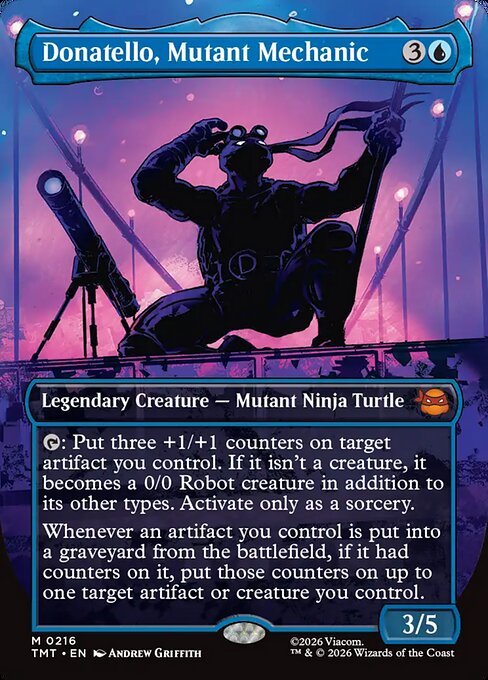 TMT: Donatello, Mutant Mechanic (Borderless) (Foil)