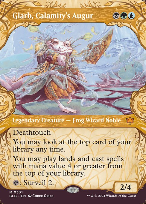 BLB: Glarb, Calamity's Augur (Showcase) (Foil) BLB: Glarb, Calamity's Augur (Showcase) (Foil)