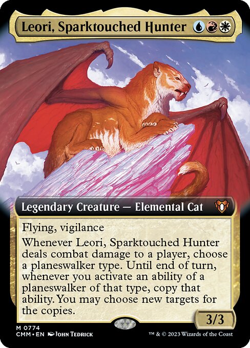 CMM: Leori, Sparktouched Hunter (Extended Art) (Foil)