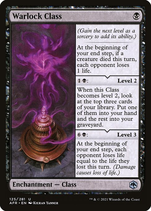AFR: Warlock Class (Foil)