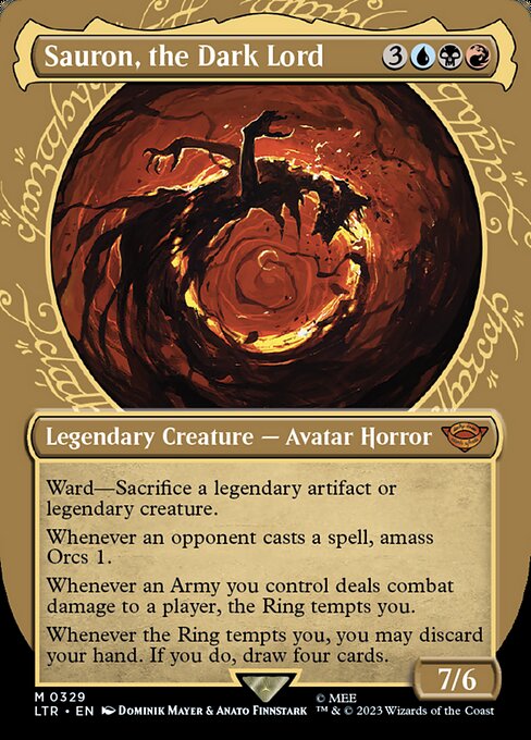 LTR: Sauron, the Dark Lord (Showcase) (Foil)