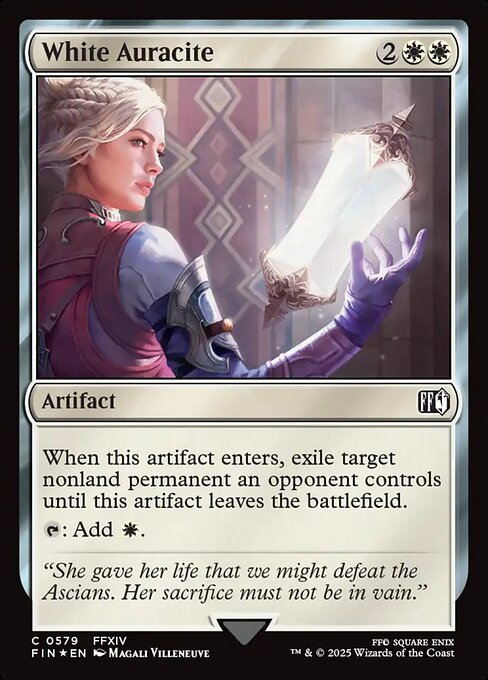 FIN: White Auracite (Surge Foil)