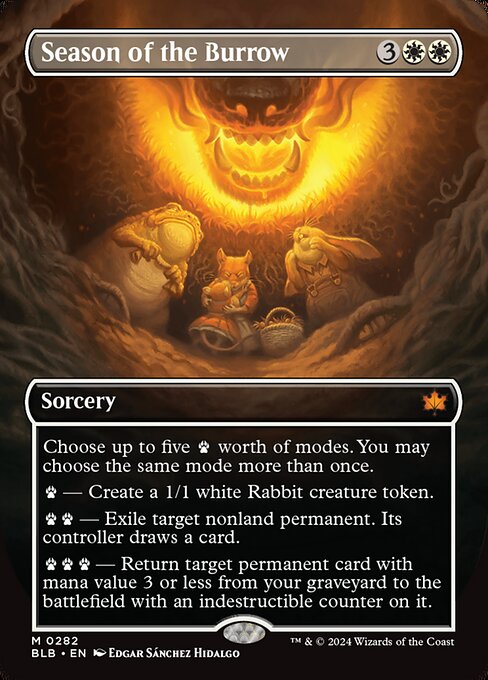 BLB: Season of the Burrow (Borderless) (Foil)