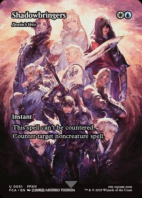 FCA: Shadowbringers - Dovin's Veto (Showcase) (Foil)