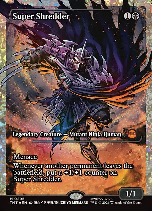 TMT: Super Shredder (Showcase) (Fracture Foil)