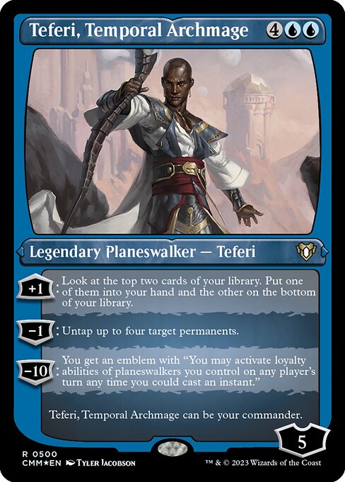 CMM: Teferi, Temporal Archmage (Foil Etched)