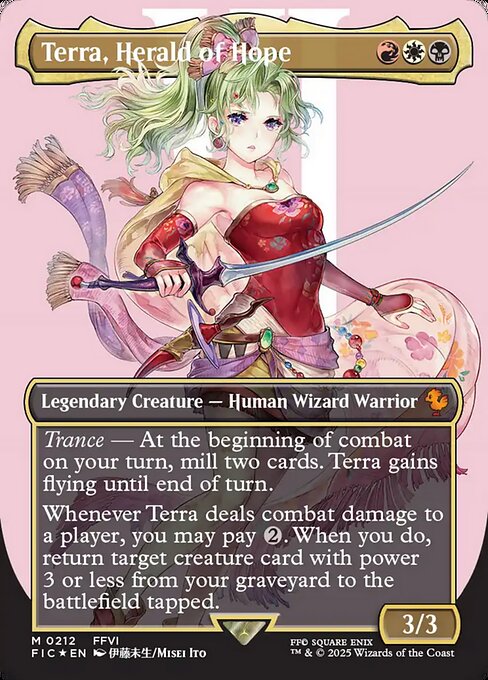 FIC: Terra, Herald of Hope (Borderless) (Surge Foil)