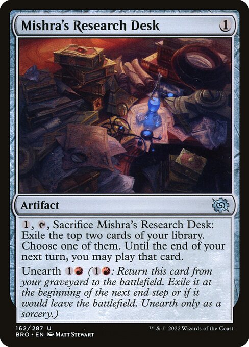 BRO: Mishra's Research Desk (Foil)