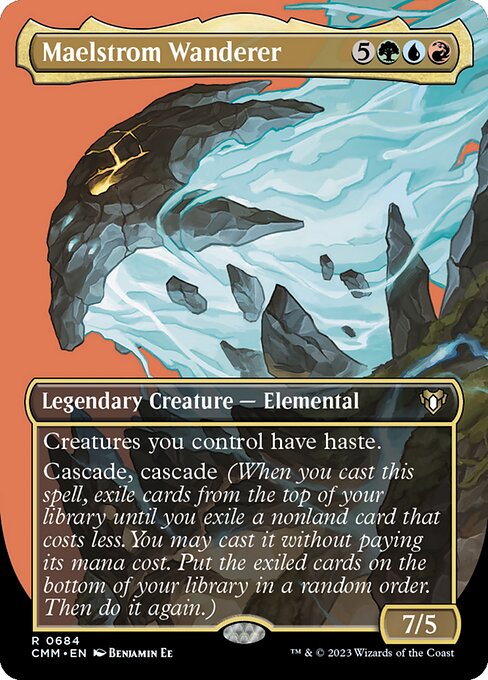 CMM: Maelstrom Wanderer (Borderless) (Foil)