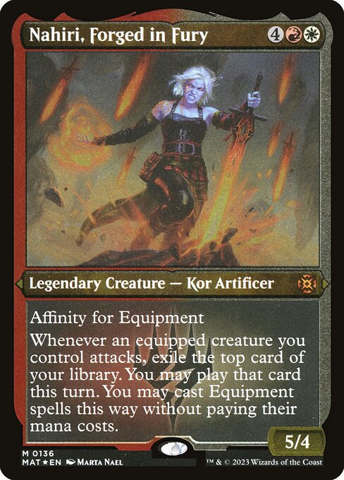 MAT: Nahiri, Forged in Fury (Foil Etched)