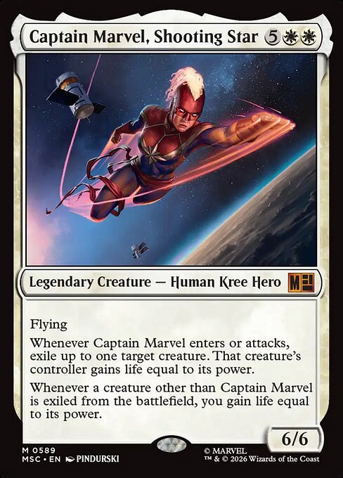MSC: Captain Marvel, Shooting Star (Foil)