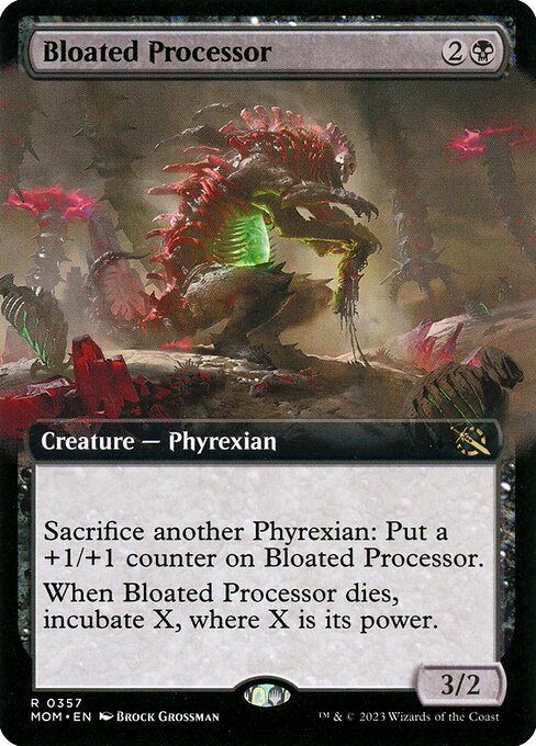 MOM: Bloated Processor (Extended Art) (Foil)
