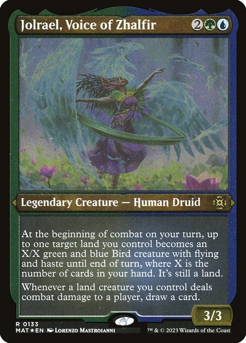 MAT: Jolrael, Voice of Zhalfir (Foil Etched)