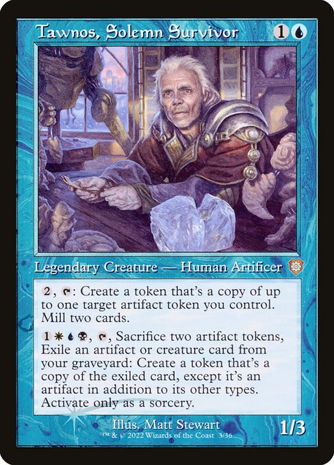 BRC: Tawnos, Solemn Survivor (Retro Frame) (Foil)