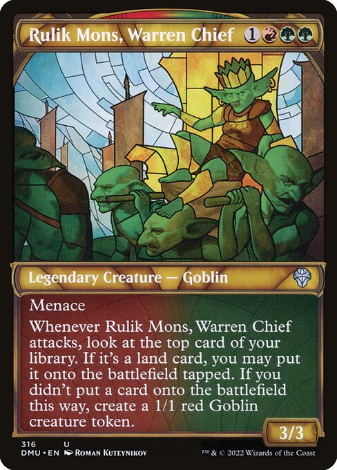 DMU: Rulik Mons, Warren Chief (Showcase) (Foil)