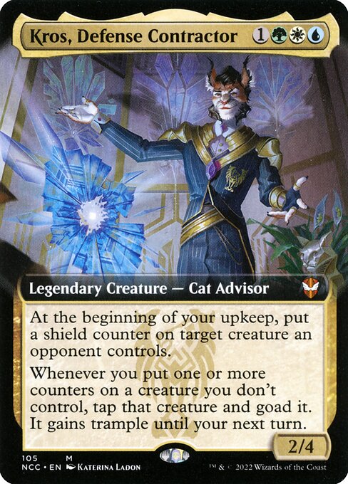 NCC: Kros, Defense Contractor (Extended Art) (Foil)