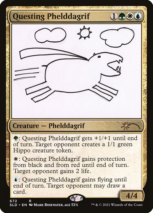 SLD: Questing Phelddagrif (672) (Foil)