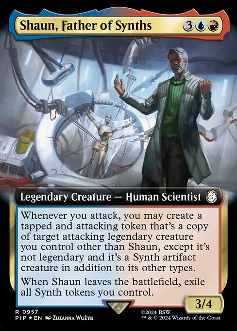 PIP: Shaun, Father of Synths (Extended Art) (Surge Foil)
