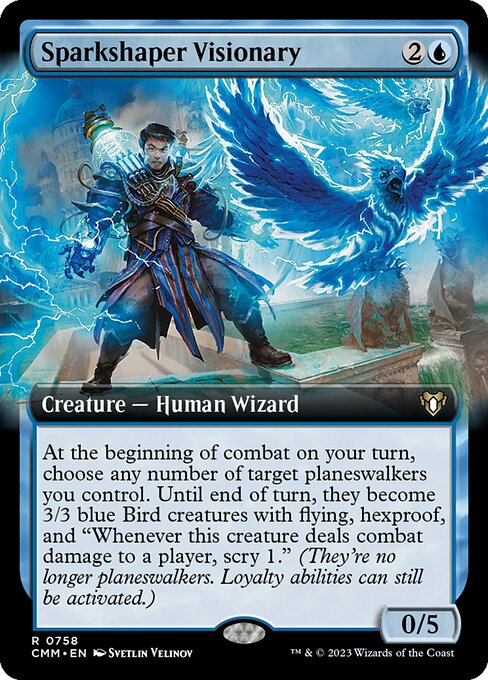 CMM: Sparkshaper Visionary (Extended Art) (Foil)