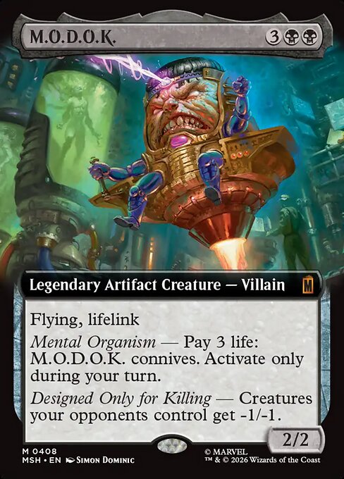 MSH: M.O.D.O.K. (Extended Art) (Foil)