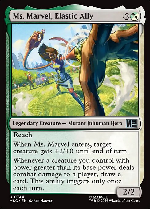 MSC: Ms. Marvel, Elastic Ally (Foil)