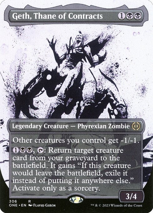 ONE: Geth, Thane of Contracts (Showcase) (Foil)