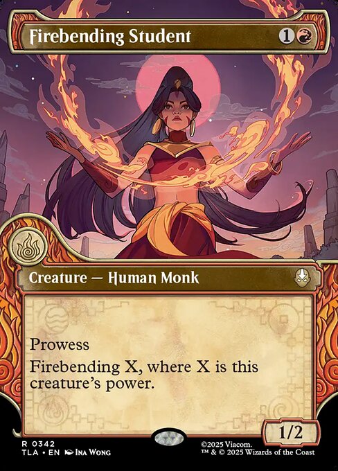 TLA: Firebending Student (Showcase) (Foil)