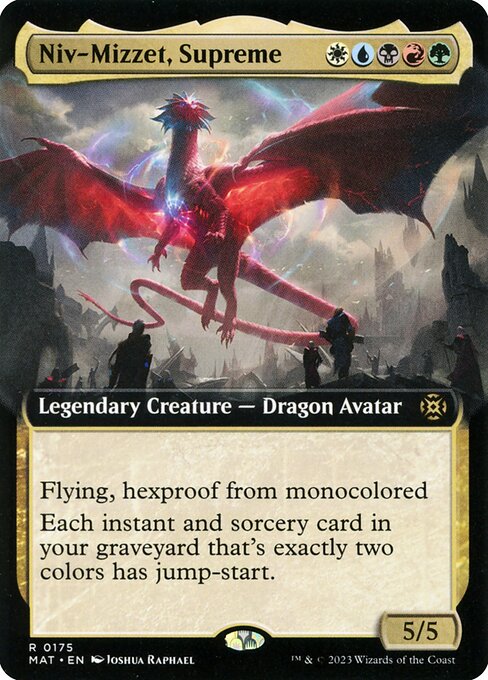 MAT: Niv-Mizzet, Supreme (Extended Art) (Foil)