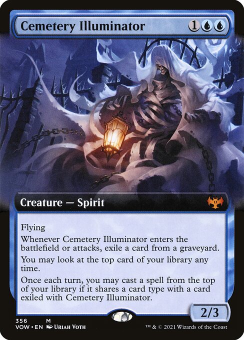 VOW: Cemetery Illuminator (Extended Art) (Foil)