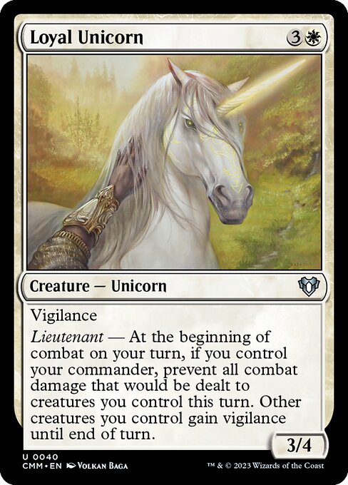 CMM: Loyal Unicorn (Foil)